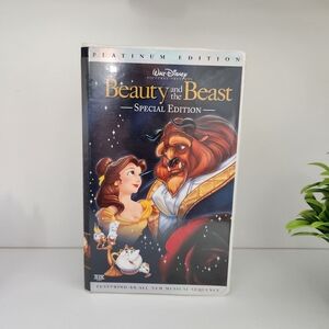 Vintage DISNEY VHS: 1991 BEAUTY & THE BEAST - Special Edition - Platinum Edition